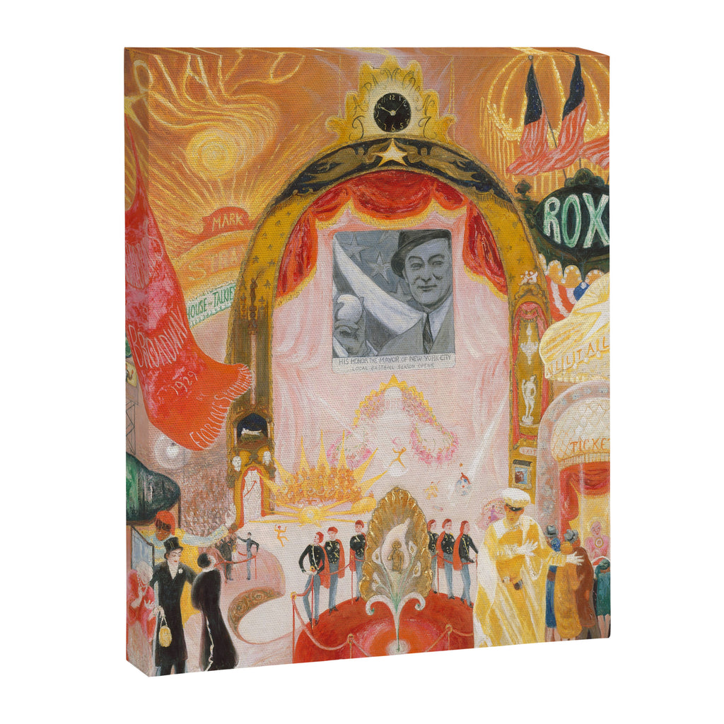 Florine Stettheimer "The Cathedrals of Broadway" Canvas Print Gallery Image 8