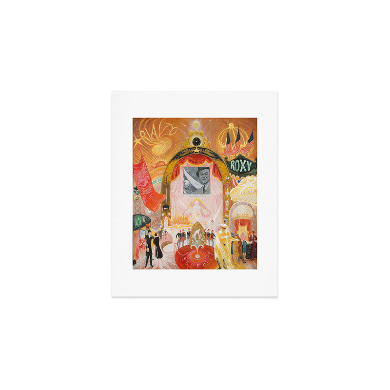 Florine Stettheimer "The Cathedrals of Broadway" Art Print Gallery Image 1