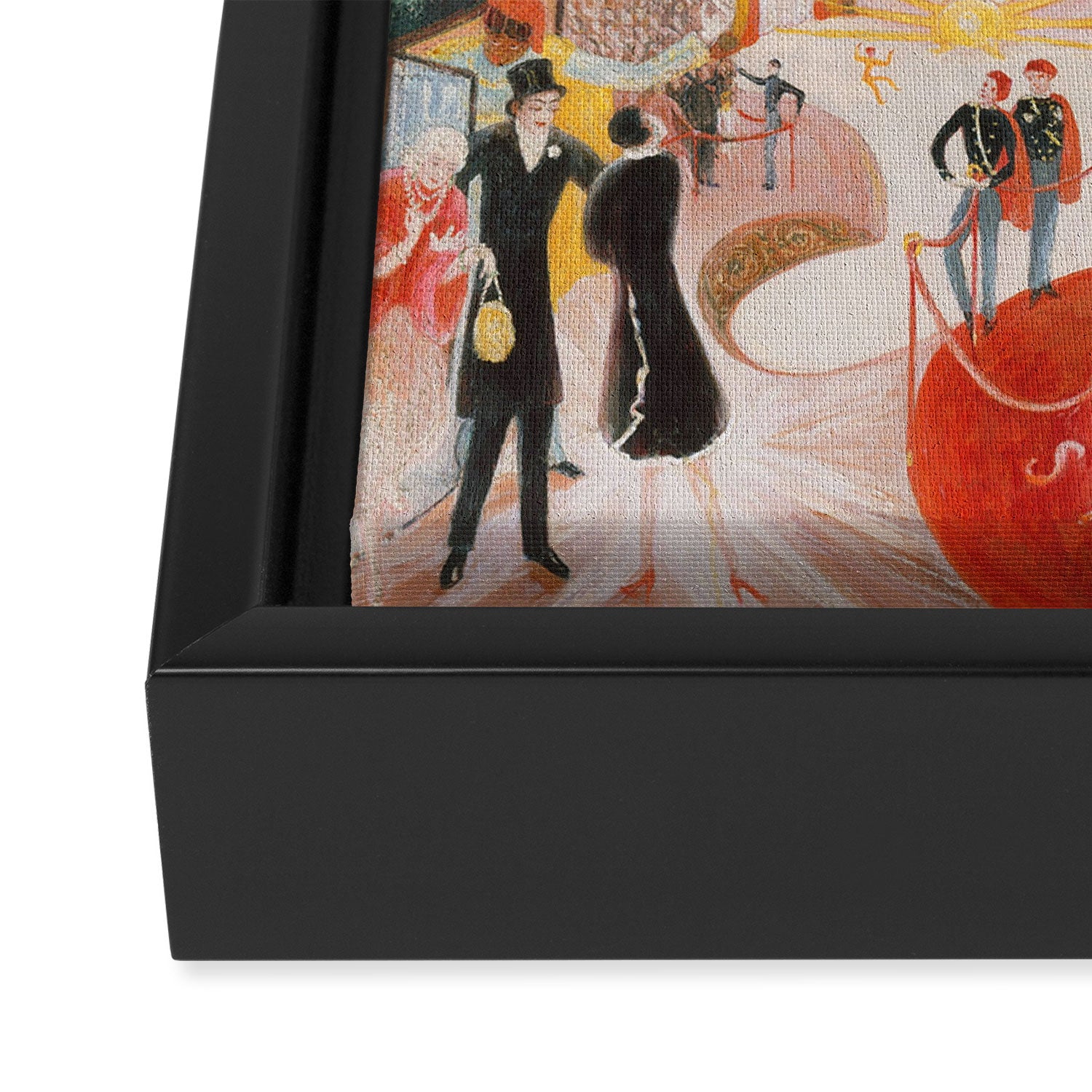Florine Stettheimer "The Cathedrals of Broadway" Framed Canvas Print Gallery Image 3