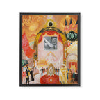 Florine Stettheimer "The Cathedrals of Broadway" Framed Canvas Print Gallery Image 8