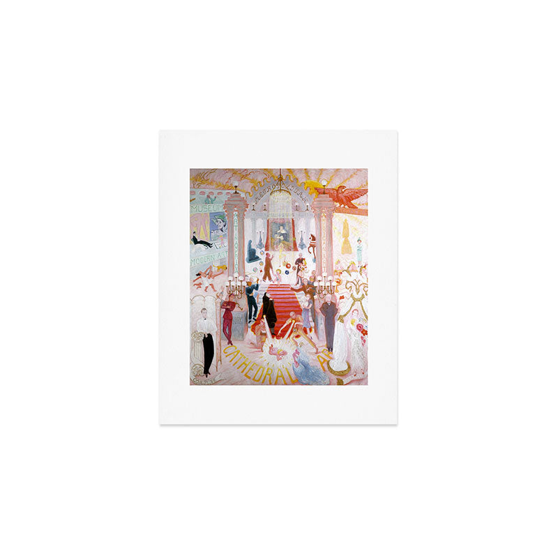 Florine Stettheimer "The Cathedrals of Art" Art Print Gallery Image 1