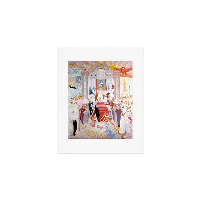 Florine Stettheimer "The Cathedrals of Art" Art Print Gallery Image 1