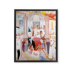 Florine Stettheimer "The Cathedrals of Art" Framed Canvas Print Gallery Image 8