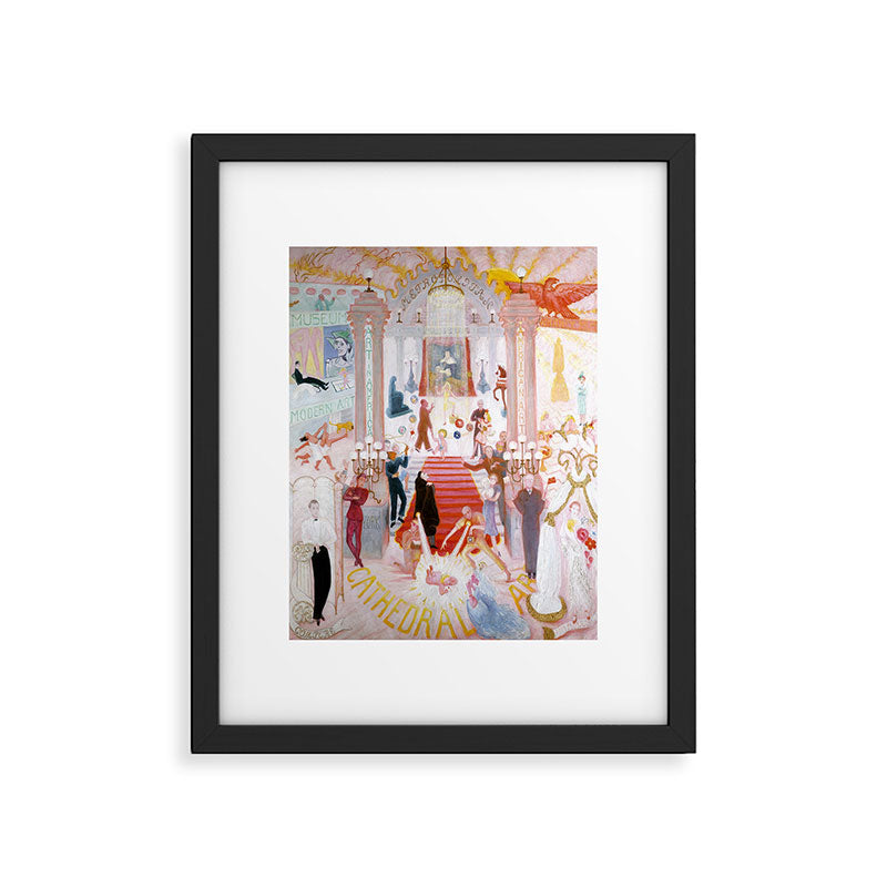 Florine Stettheimer "The Cathedrals of Art" Framed Art Print Gallery Image 6
