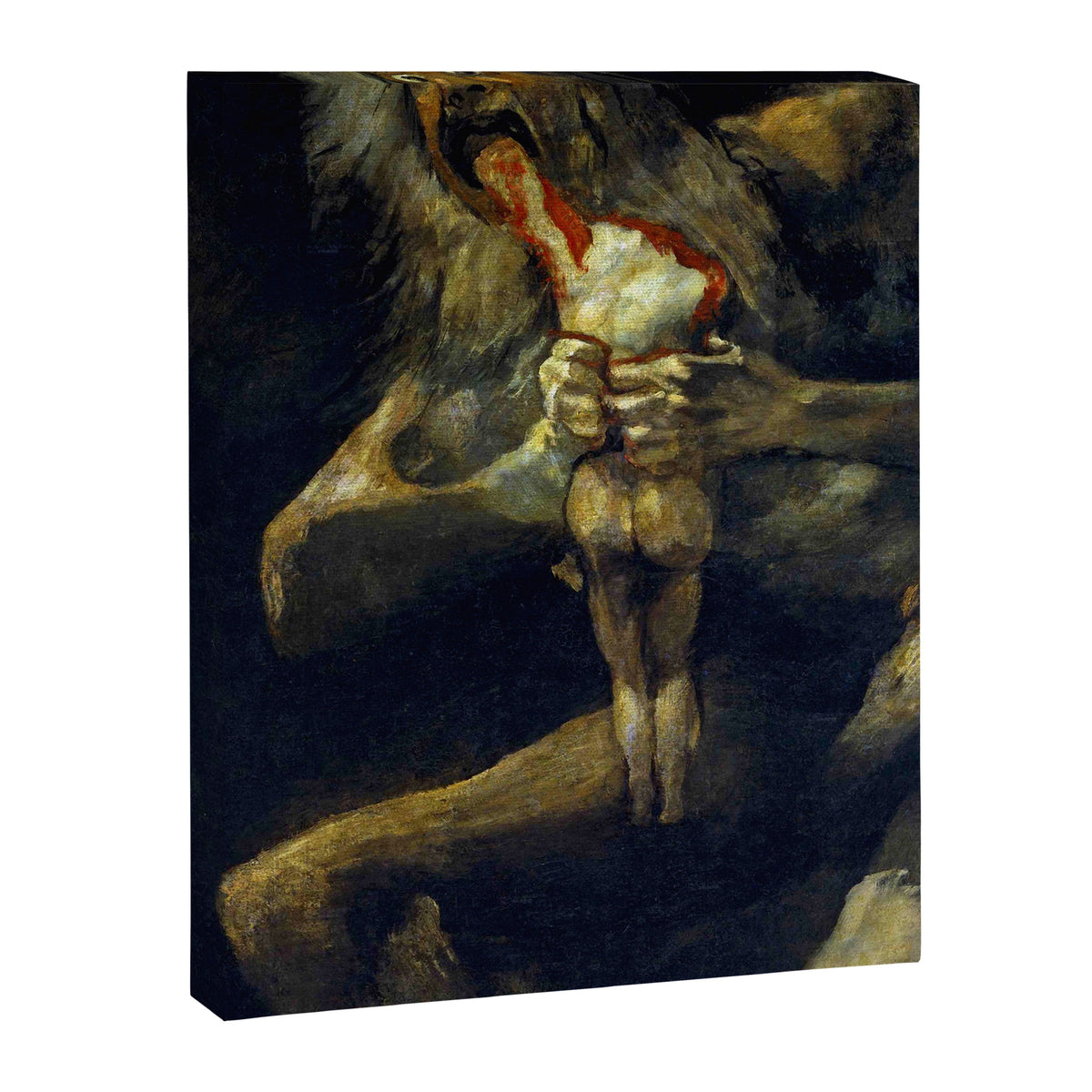 Francisco Goya "Saturn Eating his Son" Canvas Print Gallery Image 6