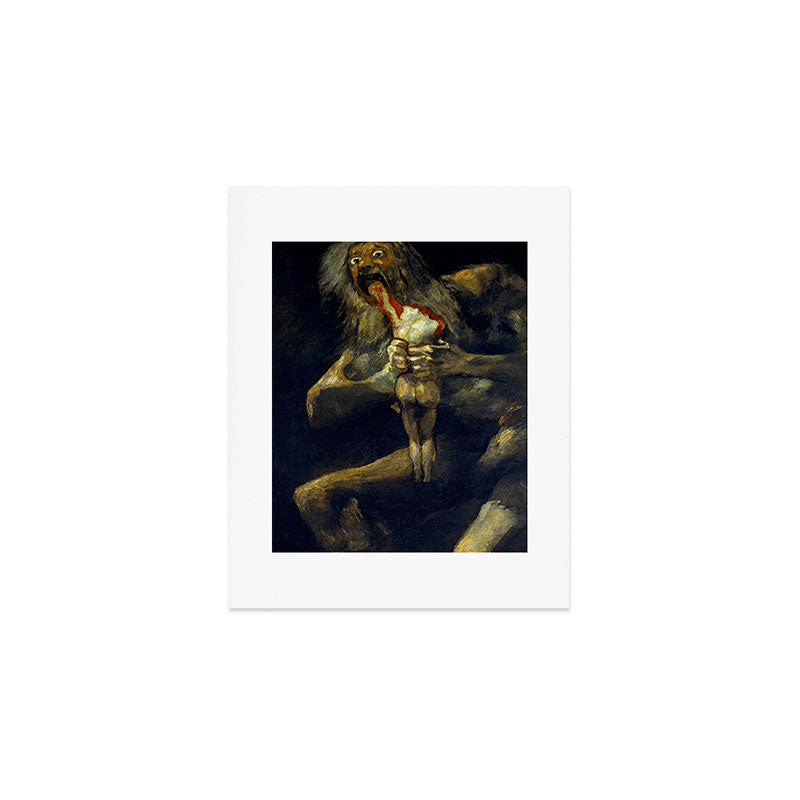 Francisco Goya "Saturn Eating his Son" Art Print Gallery Image 1