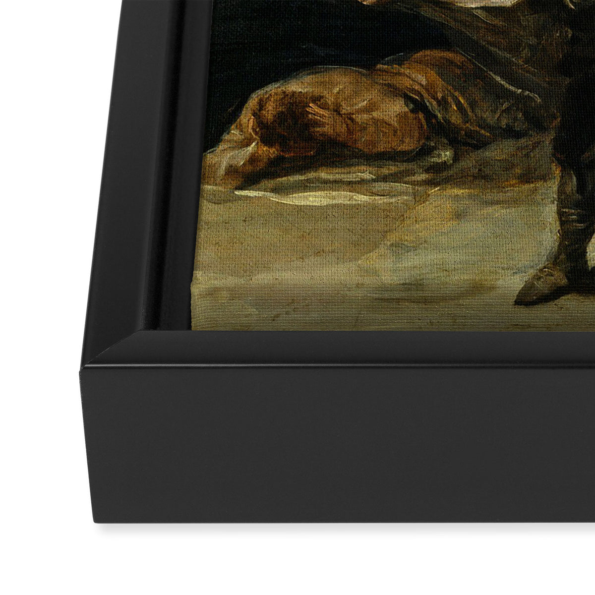 Francisco Goya "Witches' Flight also known as Witches in Flight or Witch" Framed Canvas Print Gallery Image 3