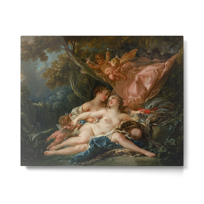 François Boucher "Jupiter and Callisto (The Nymph Callisto Seduced by Jupiter in the Guise of Diana) Metal Print Gallery Image 1