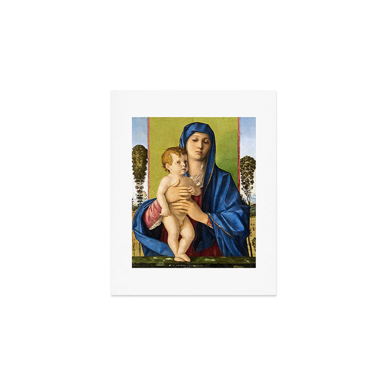 Giovanni Bellini "Madonna of the Small Trees (Madonna degli Alberetti)" Art Print Gallery Image 1