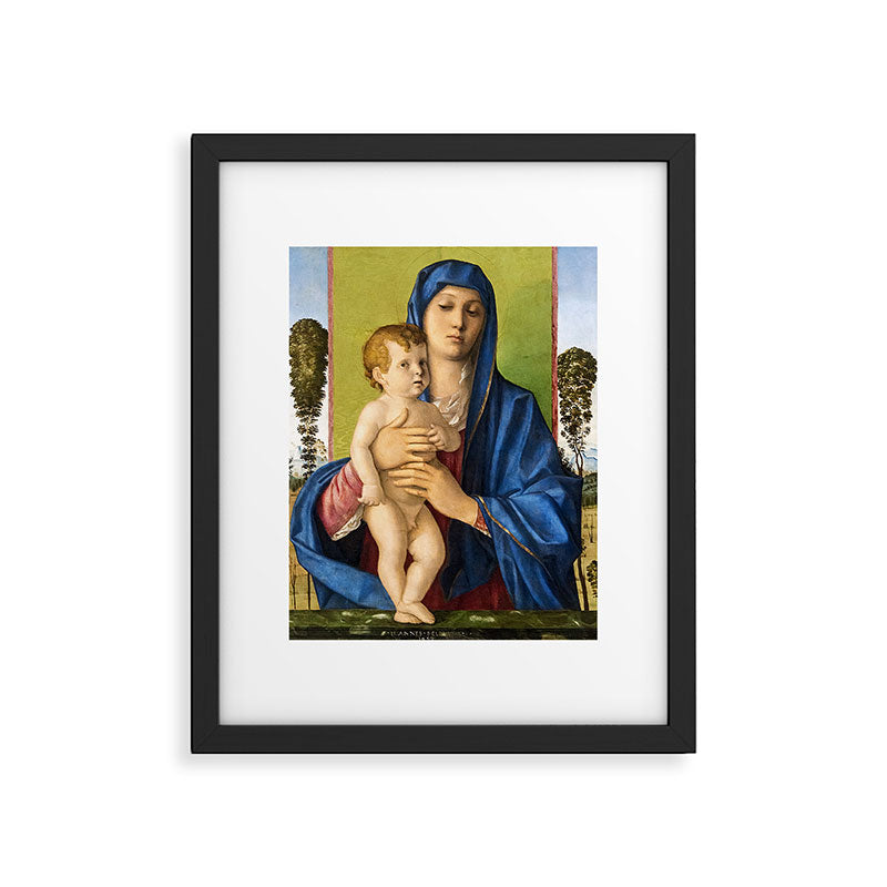 Giovanni Bellini "Madonna of the Small Trees (Madonna degli Alberetti)" Framed Art Print Gallery Image 5