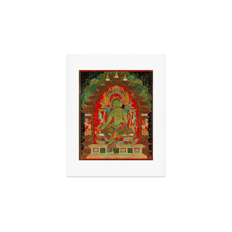 Green Tara, Tibet, 13th century Art Print Gallery Image 1