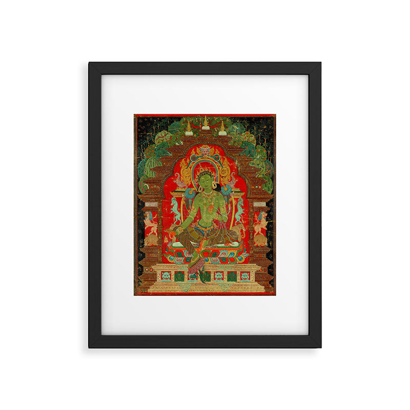Green Tara, Tibet, 13th century Framed Art Print Gallery Image 5
