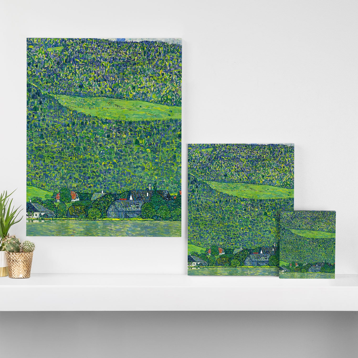Gustav Klimet "Litzlberg on Lake Attersee" Canvas Print Gallery Image 3