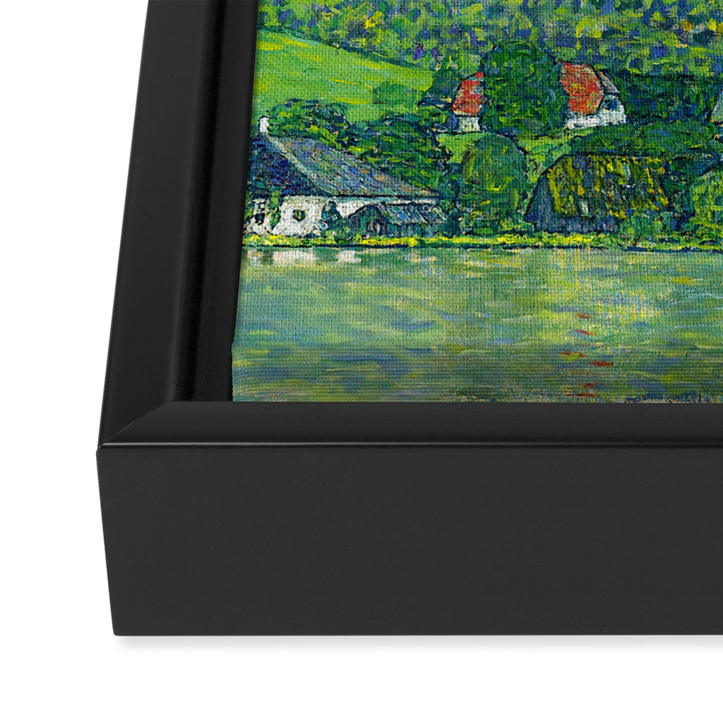 Gustav Klimet "Litzlberg on Lake Attersee" Framed Canvas Print Gallery Image 3