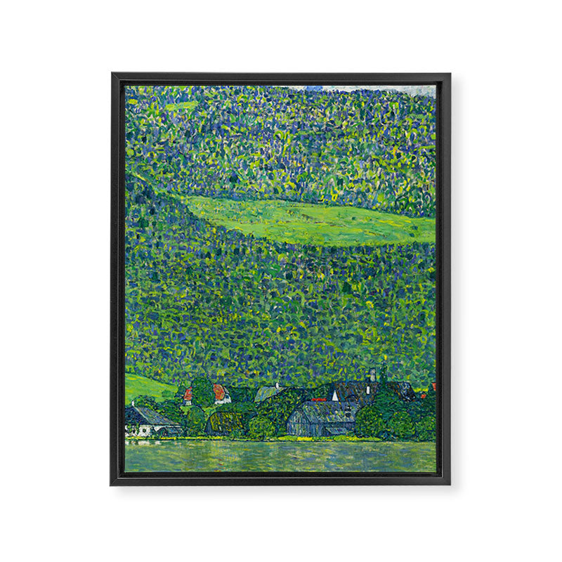 Gustav Klimet "Litzlberg on Lake Attersee" Framed Canvas Print Gallery Image 8