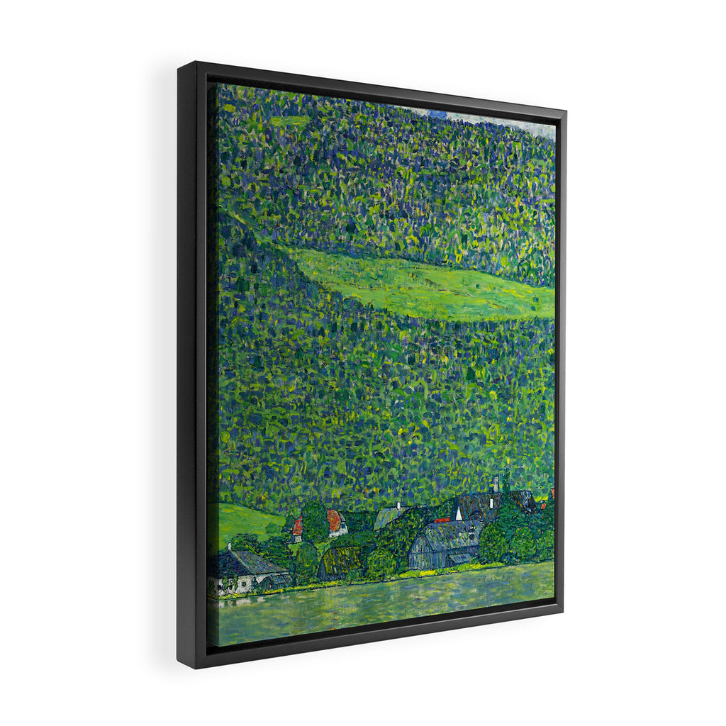 Gustav Klimet "Litzlberg on Lake Attersee" Framed Canvas Print Gallery Image 2