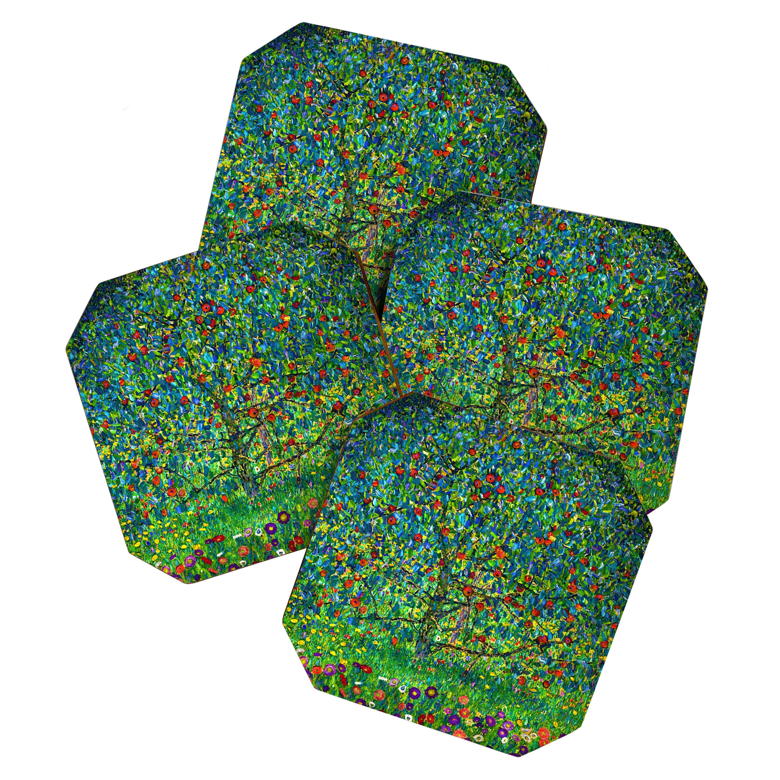 Gustav Klimt "Apple tree" I Coaster Gallery Image 1