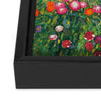 Gustav Klimt "Blumengarten (Flower Garden)" Framed Canvas Print Gallery Image 3