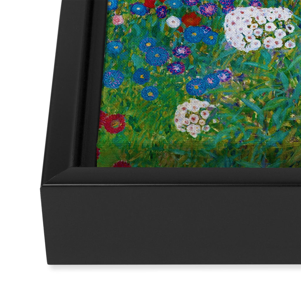 Gustav Klimt "Farm Garden with Sunflowers" Framed Canvas Print Gallery Image 3