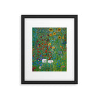 Gustav Klimt "Farm Garden with Sunflowers" Framed Art Print Gallery Image 4