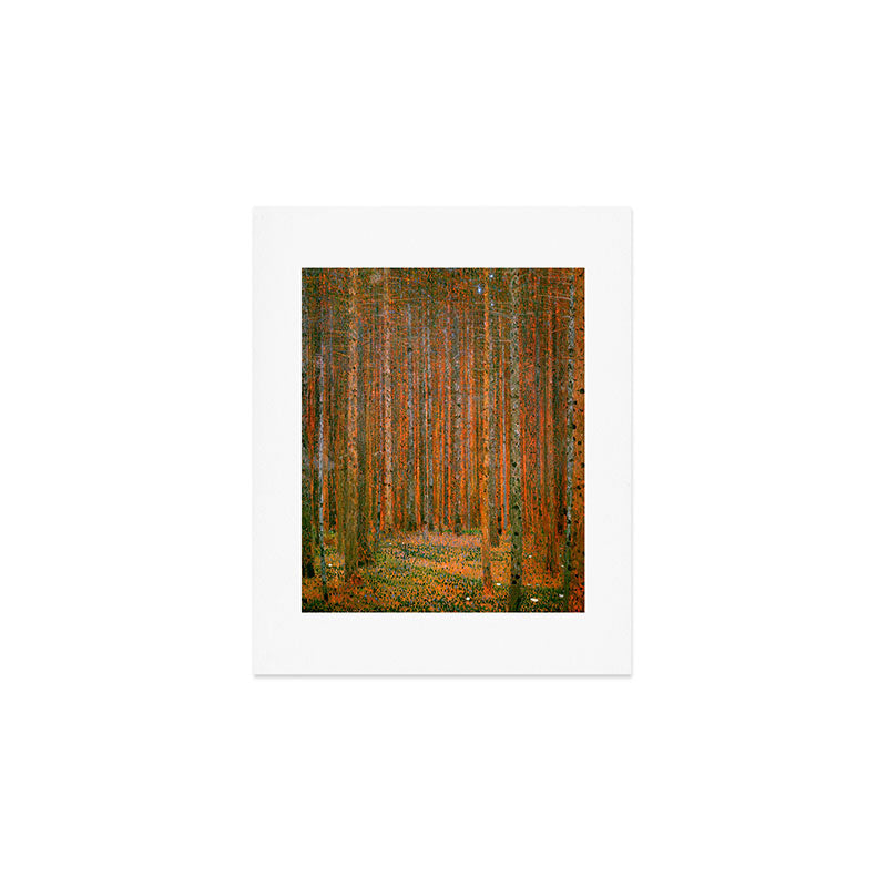 Gustav Klimt "Fir Forest" Art Print Gallery Image 1