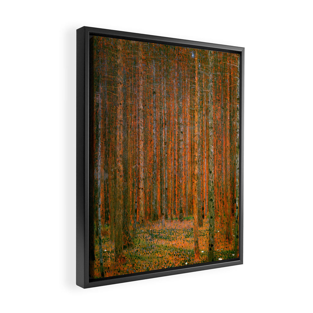 Gustav Klimt "Fir Forest" Framed Canvas Print Gallery Image 2