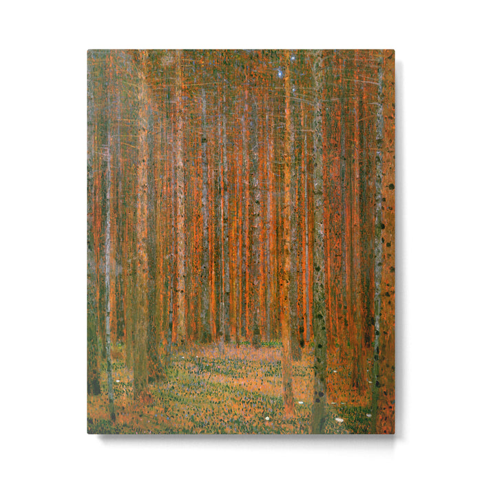 Gustav Klimt "Fir Forest" Metal Print Gallery Image 1