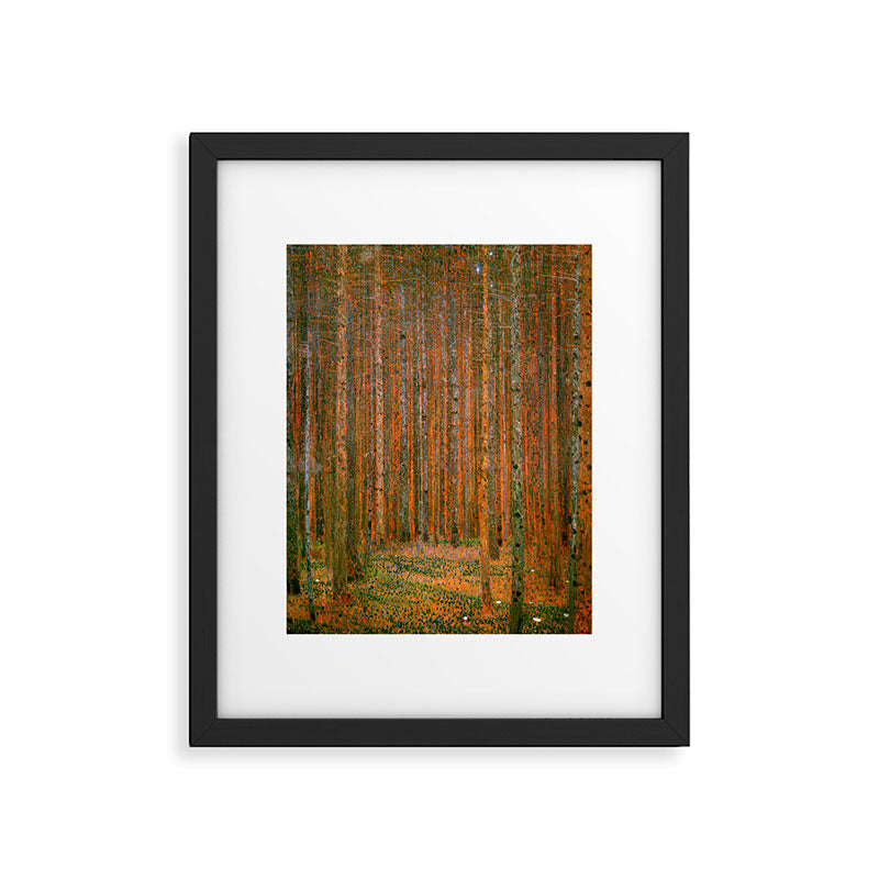 Gustav Klimt "Fir Forest" Framed Art Print Gallery Image 6