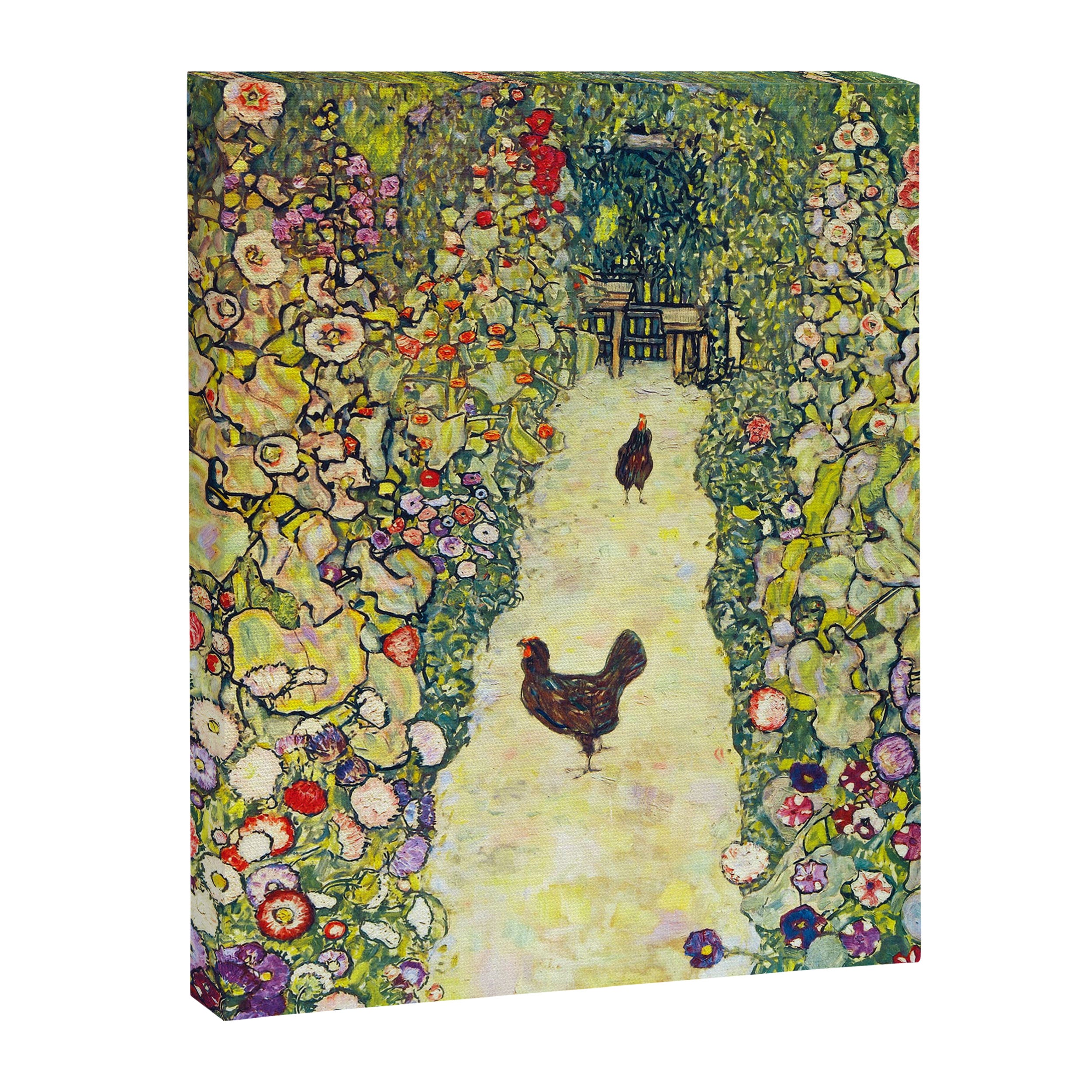 Gustav Klimt "Garden Path with Chickens" Canvas Print Gallery Image 8