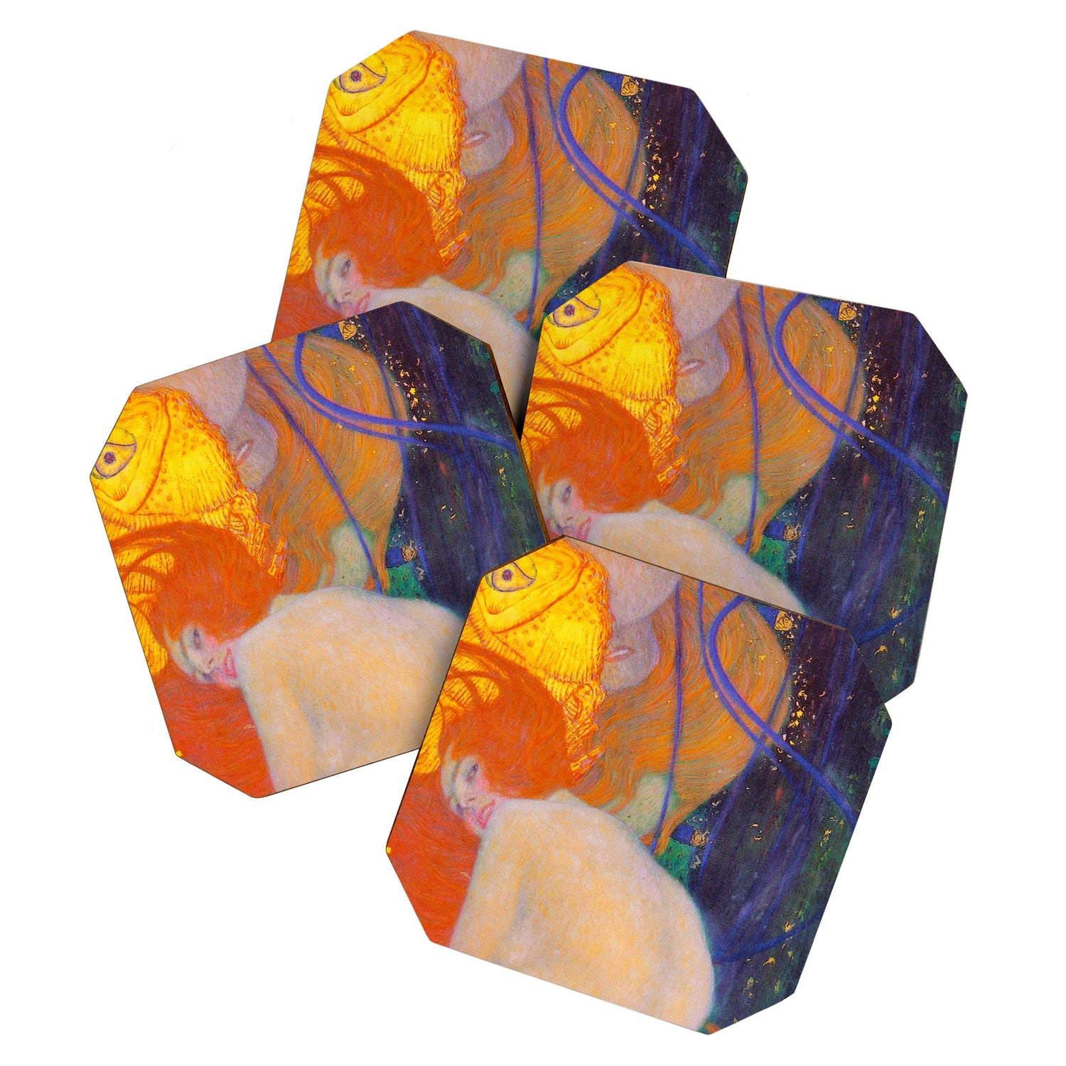 Gustav Klimt "Goldfische" (1) Coaster Gallery Image 1