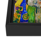 Gustav Klimt "Hope II" (detail) Framed Canvas Print Gallery Image 3