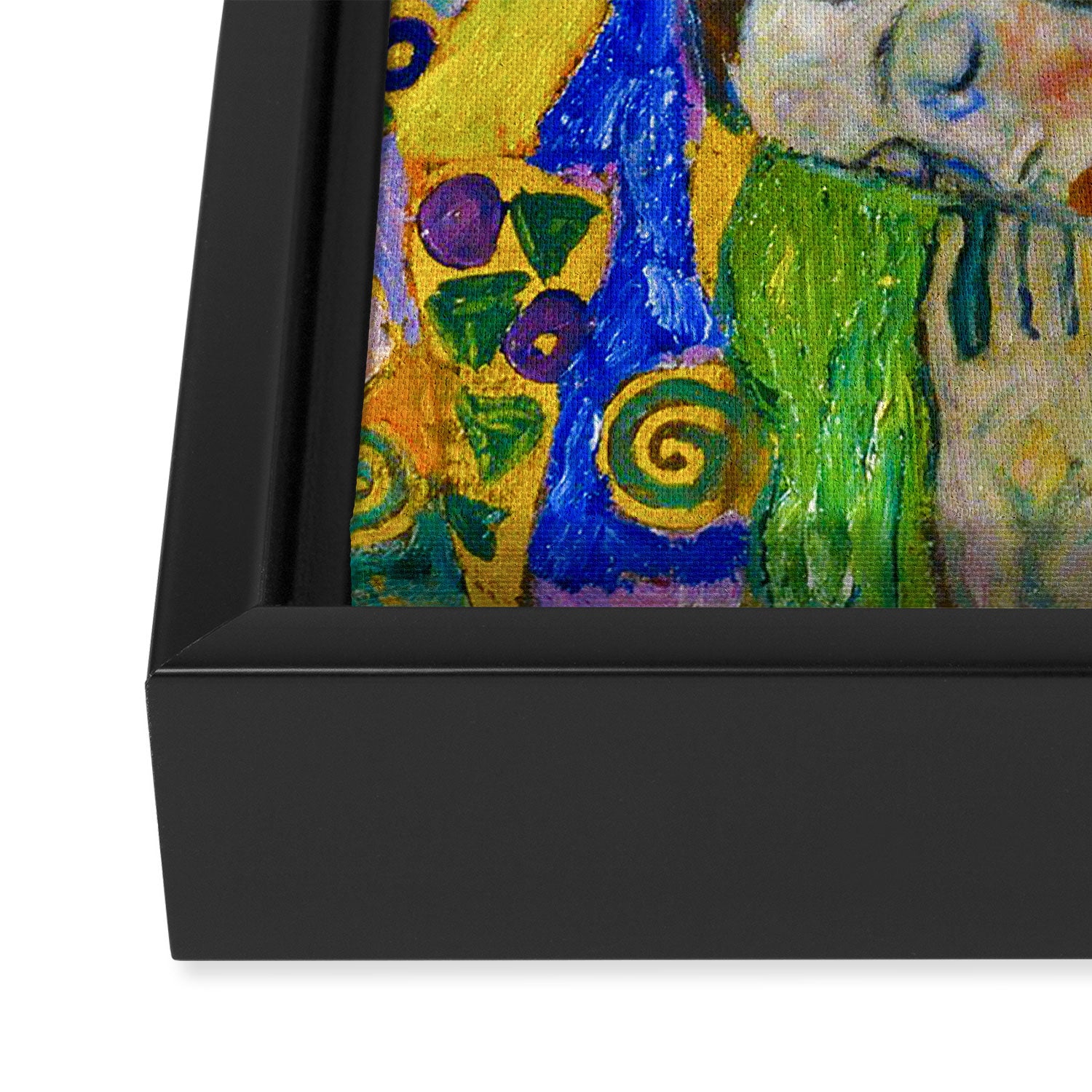 Gustav Klimt "Hope II" (detail) Framed Canvas Print Gallery Image 3