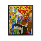 Gustav Klimt "Hope II" (detail) Framed Canvas Print Gallery Image 8