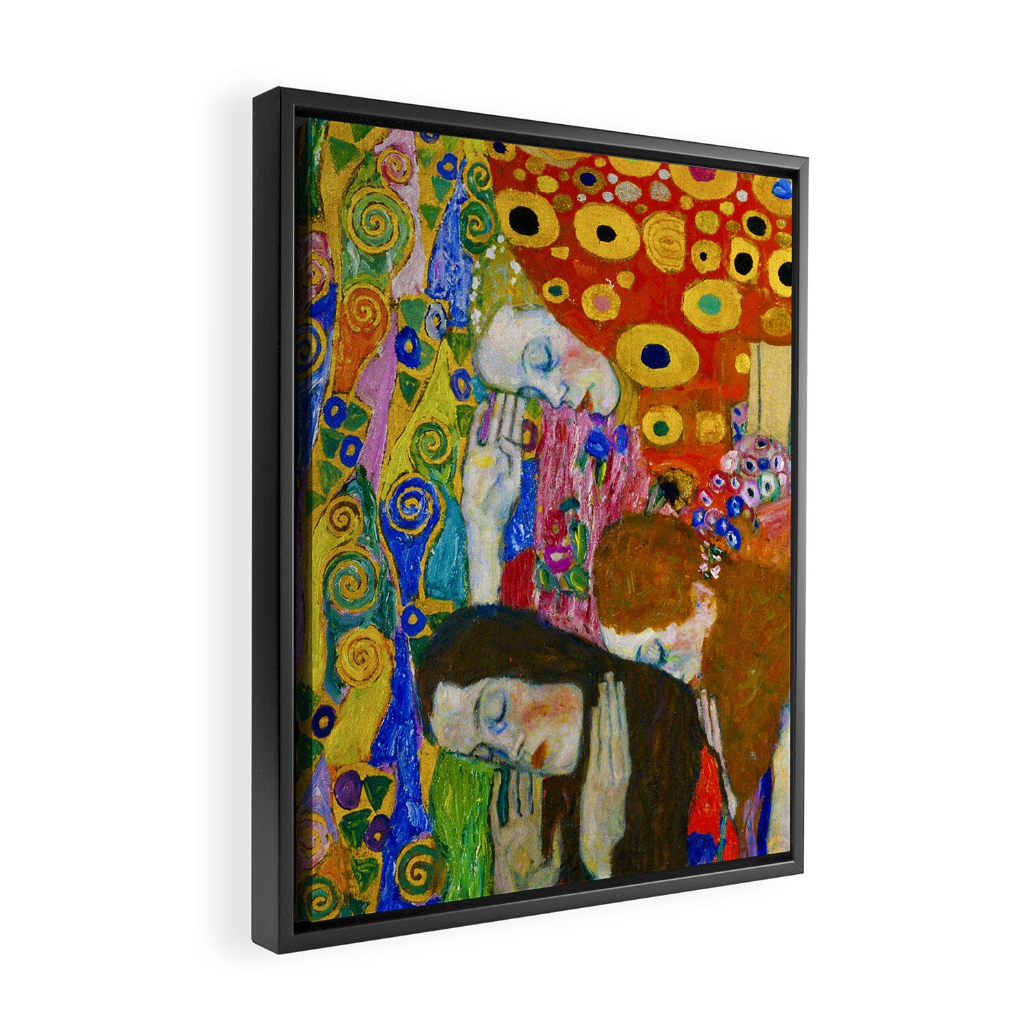 Gustav Klimt "Hope II" (detail) Framed Canvas Print Gallery Image 2