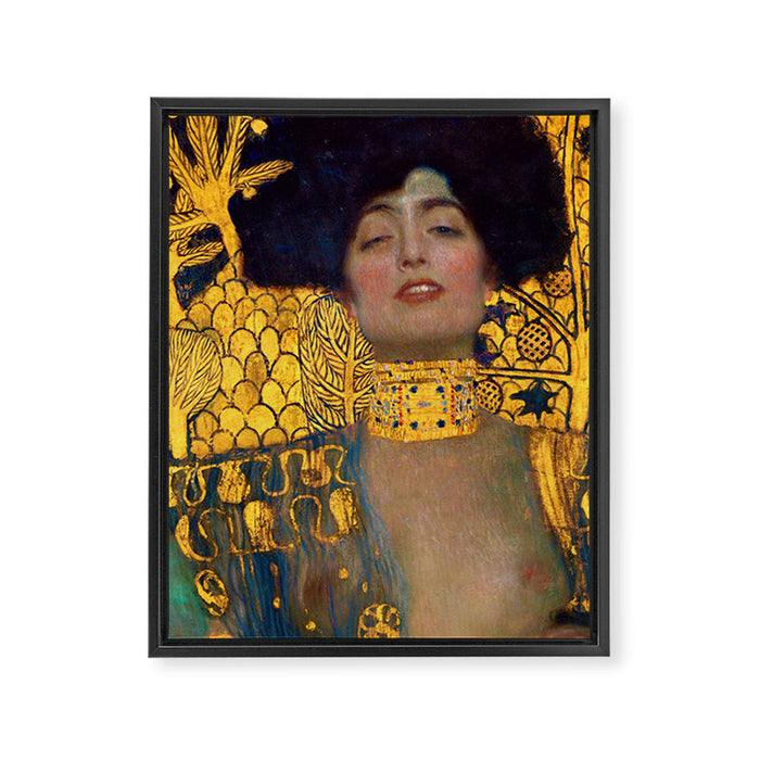 Gustav Klimt "Judith I" Framed Canvas Print Gallery Image 1
