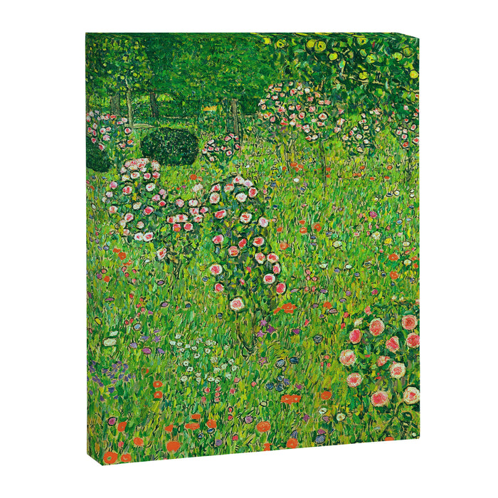 Gustav Klimt "Orchard With Roses" Canvas Print Gallery Image 1