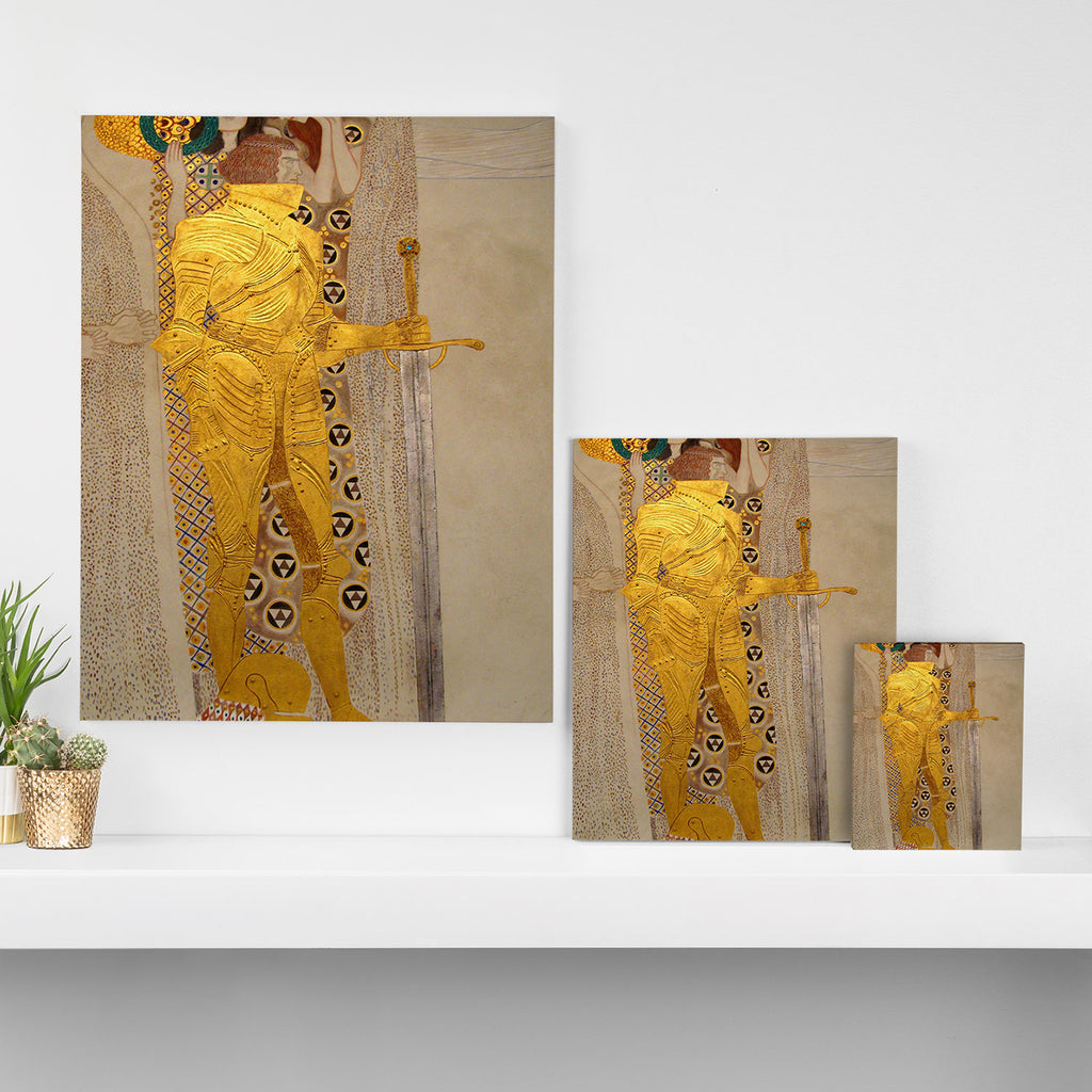 Gustav Klimt "The Golden Knight" Canvas Print Gallery Image 3