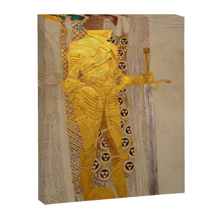 Gustav Klimt "The Golden Knight" Canvas Print Gallery Image 1