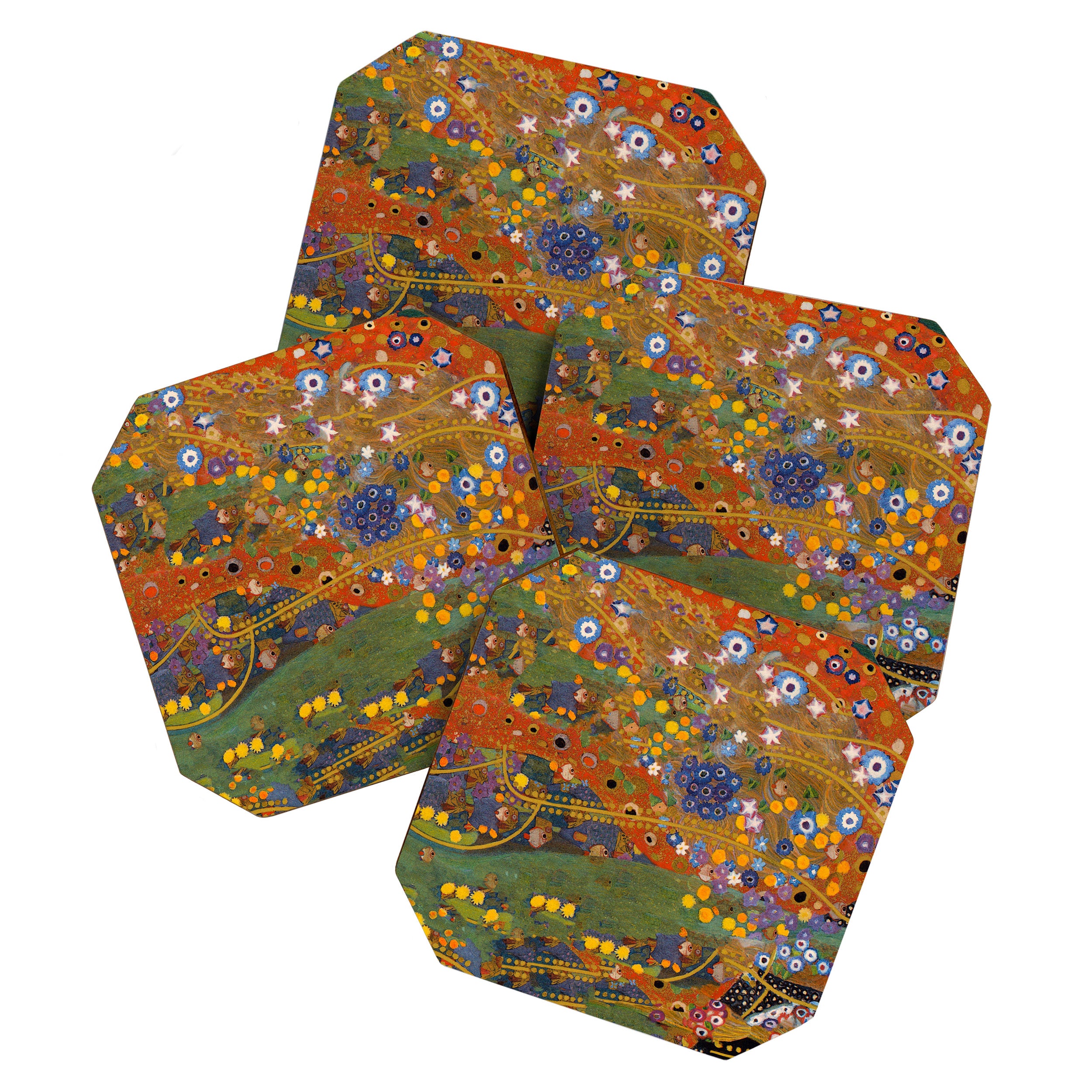 Gustav Klimt "Water Serpents" (detail) Coaster Gallery Image 1