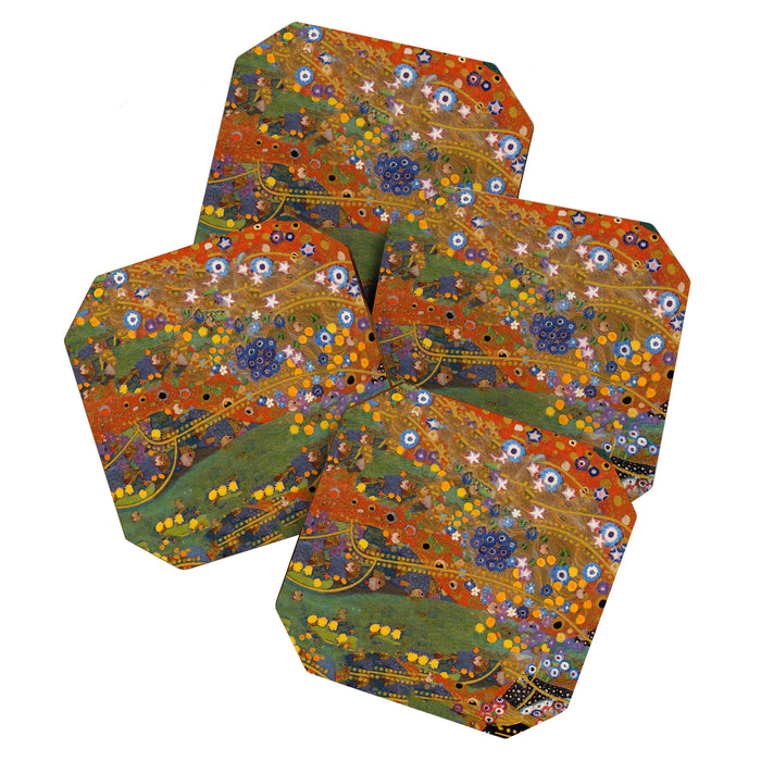 Gustav Klimt "Water Serpents" (detail) Coaster Gallery Image 1