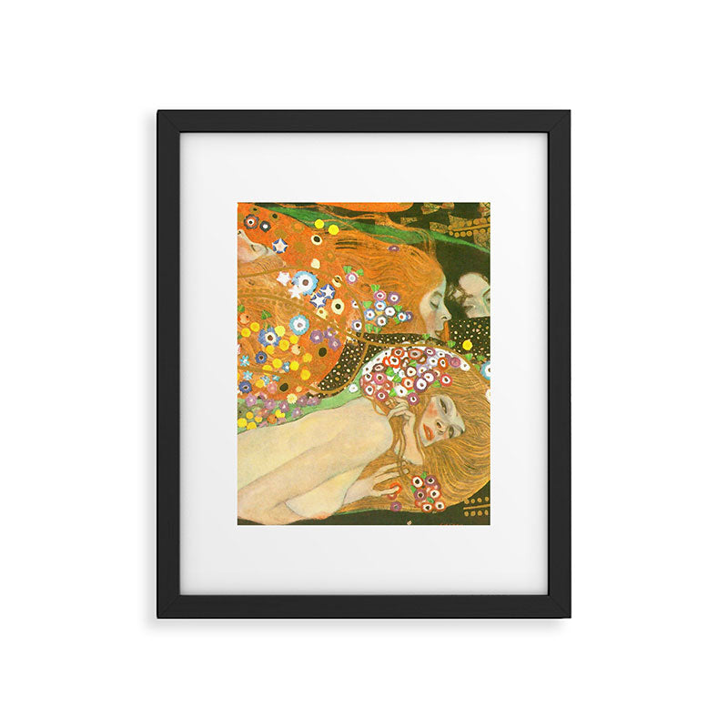 Gustav Klimt "Water Serpents" Framed Art Print Gallery Image 6