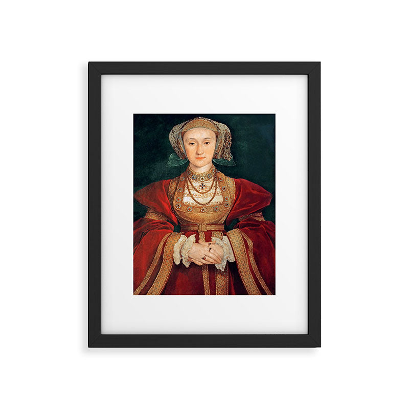 Hans Holbein the Younger "Anne of Cleves (1515-1557), fourth wife of King Henry VIII" Framed Art Print Gallery Image 5