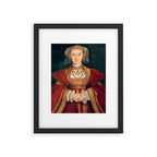 Hans Holbein the Younger "Anne of Cleves (1515-1557), fourth wife of King Henry VIII" Framed Art Print Gallery Image 5