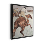 Henri de Toulouse-Lautrec "Le Jockey" Framed Canvas Print Gallery Image 2