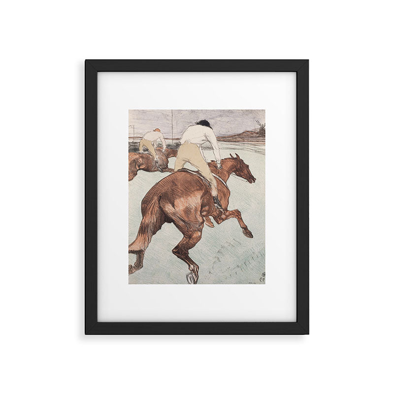 Henri de Toulouse-Lautrec "Le Jockey" Framed Art Print Gallery Image 5