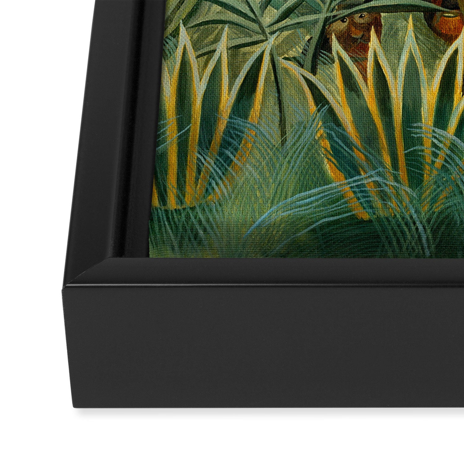 Henri Rousseau "The Equatorial Jungle" Framed Canvas Print Gallery Image 3