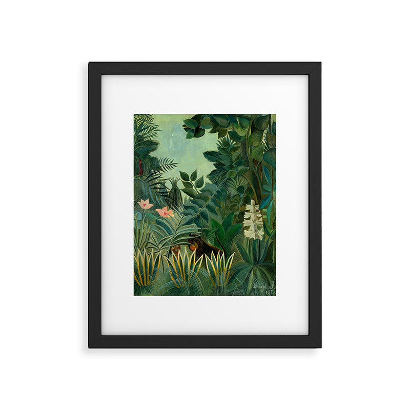 Henri Rousseau "The Equatorial Jungle" Framed Art Print Gallery Image 6