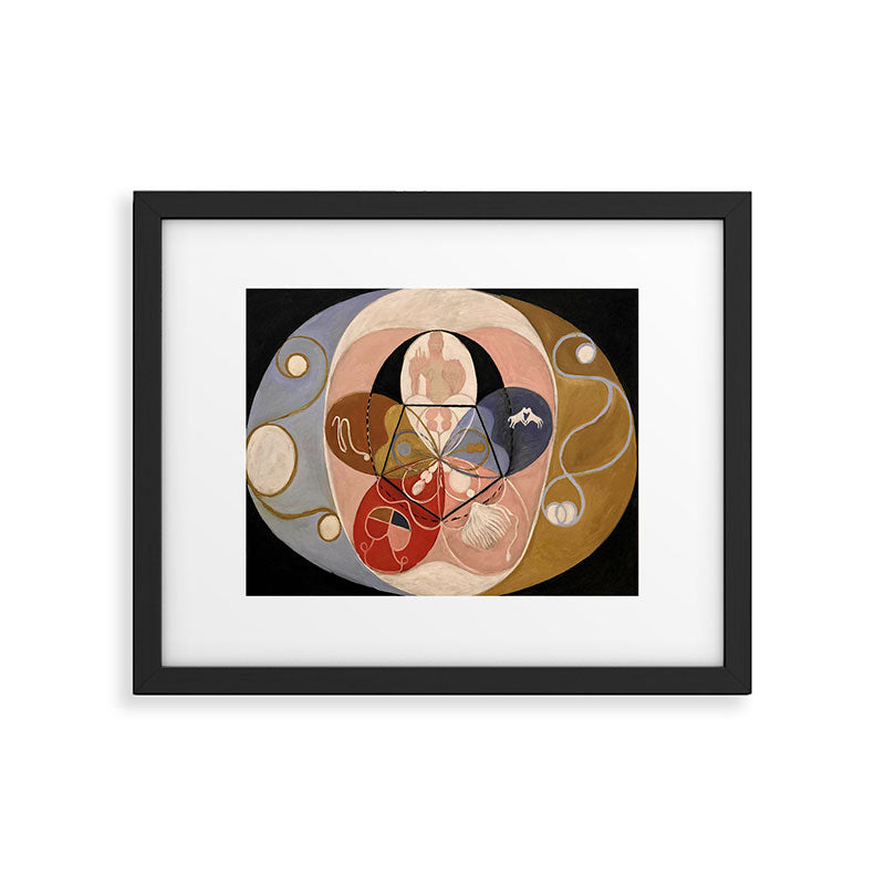 Hilma af Klint "Evolution, No. 14, Group VI" Framed Art Print Gallery Image 4