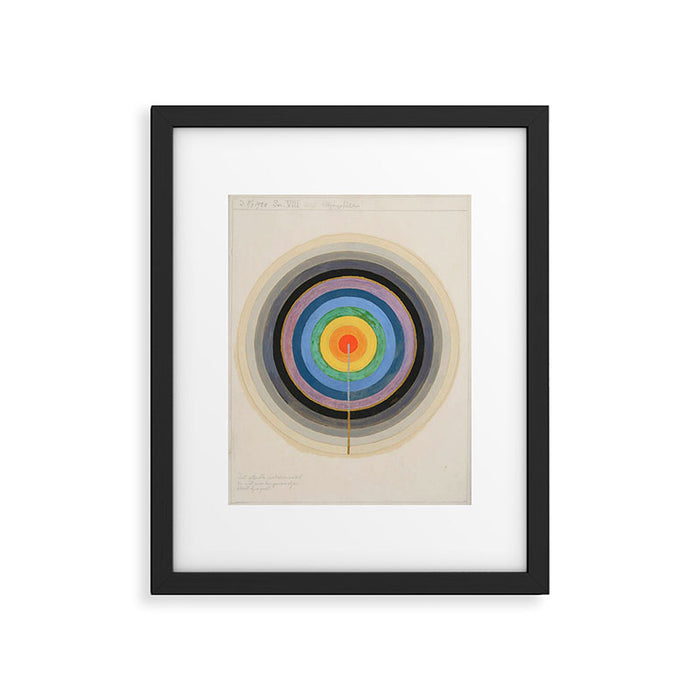 Hilma af Klint "Series VIII. Picture of the Starting Point (1920)" Framed Art Print Gallery Image 1