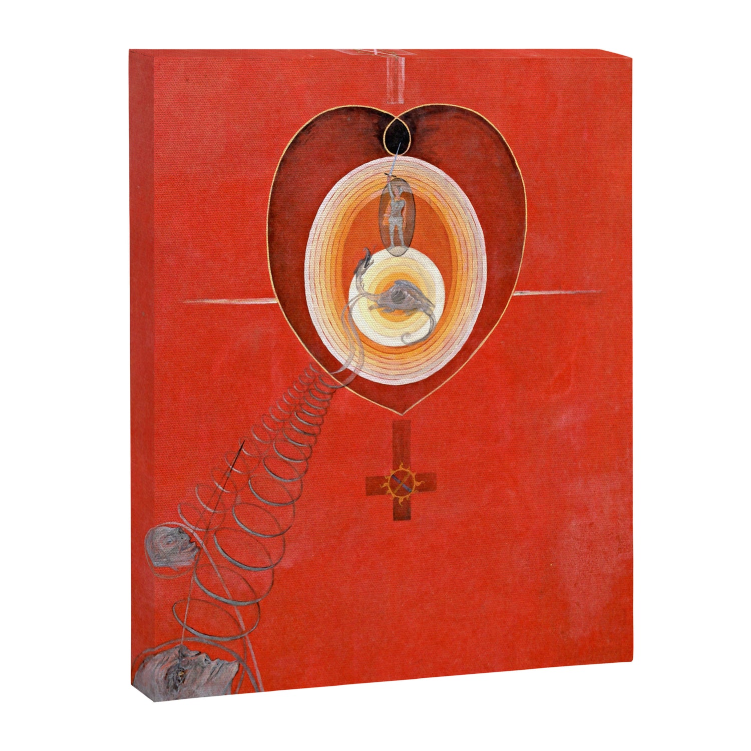 Hilma af Klint "The Dove, No. 08, Group IX-UW, No. 32" Canvas Print Gallery Image 3